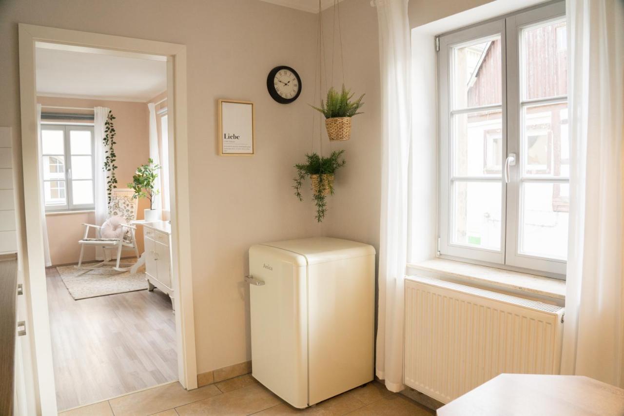 Apartamento Urlaubsfreude Biedermann Haus Blumenglück - Rose Sebnitz Exterior foto